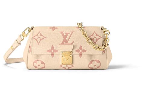 lv m46393|Louis Vuitton Favorite Creme/Rose Trianon .